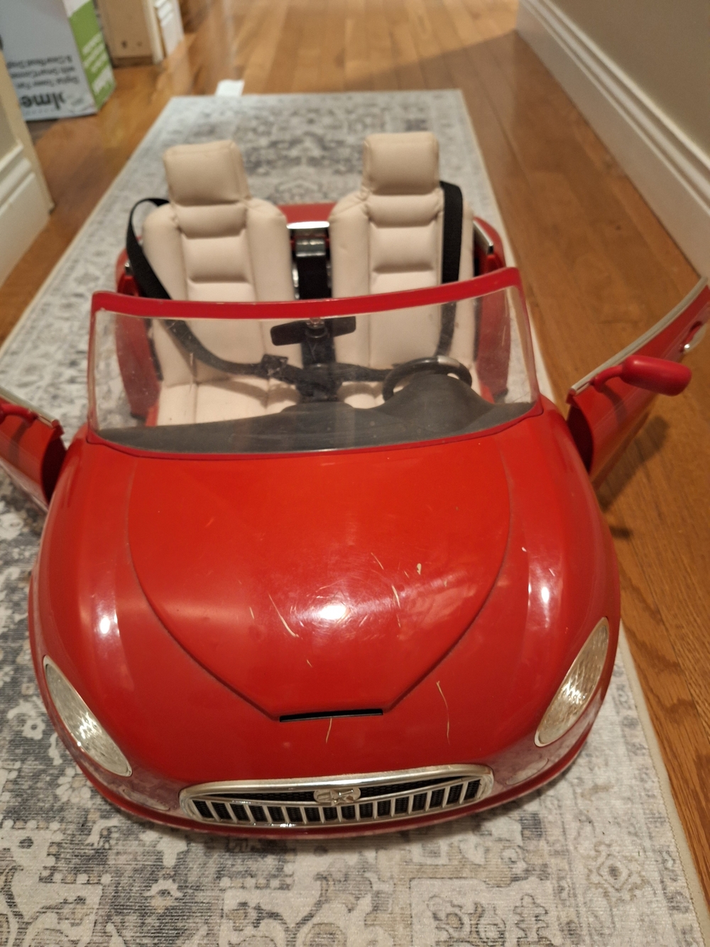 2016 American Girl  RC Convertible Car with Cream Seats